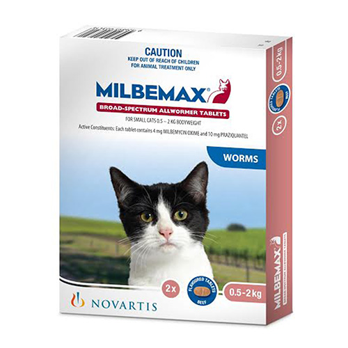 Milbemax Allwormer for Cats - Buy Milbemax Allwormer Tablets Online