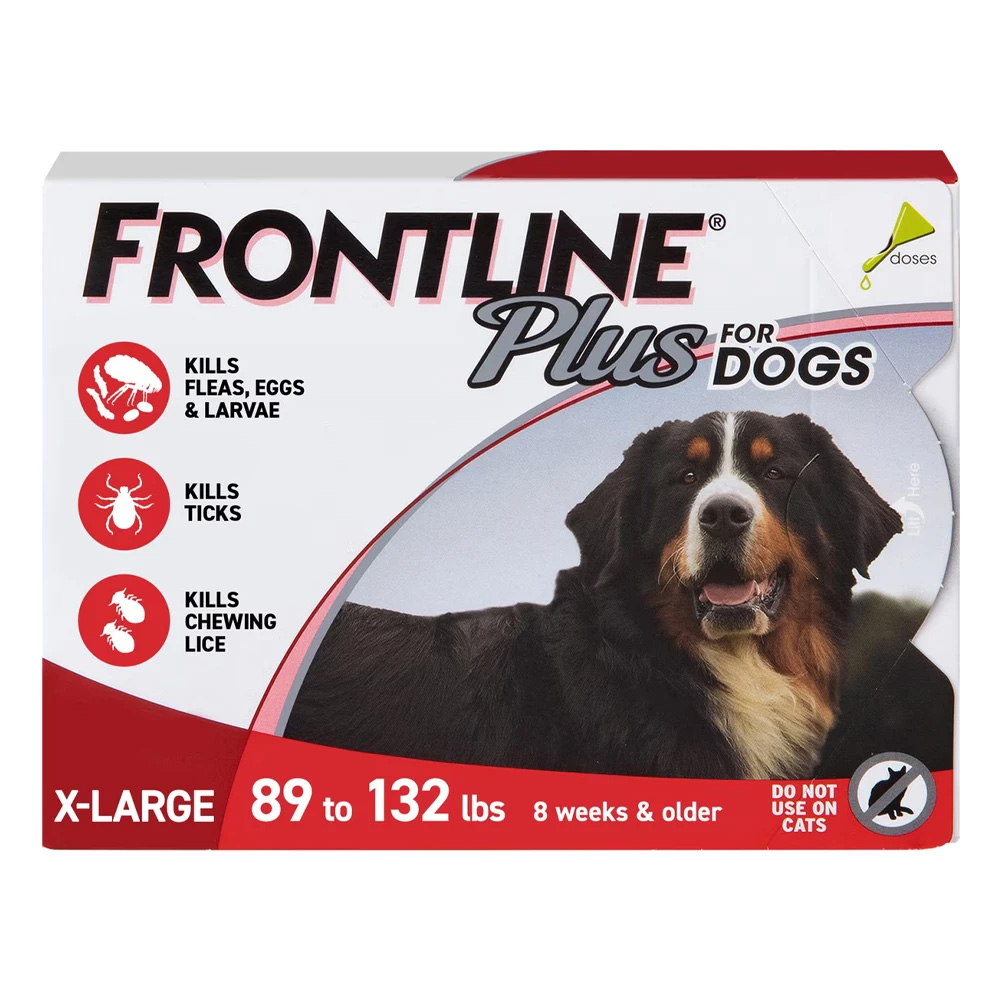 Buy Frontline Plus For Extra Large Dogs 40-60kg (88 to 132lbs) Red