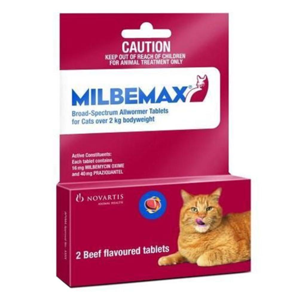 Buy Milbemax Allwormer Tablets For Large Cats Over 2Kg Online