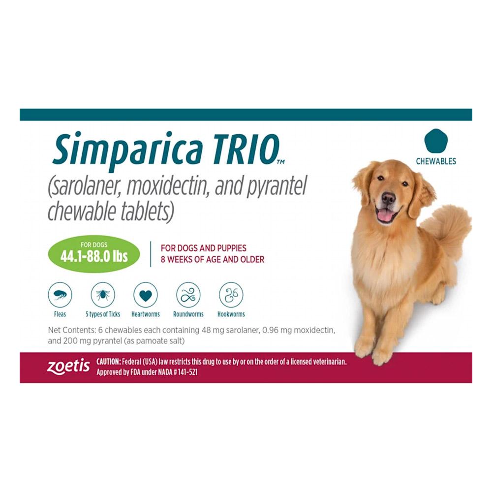 Simparica deals weight ranges