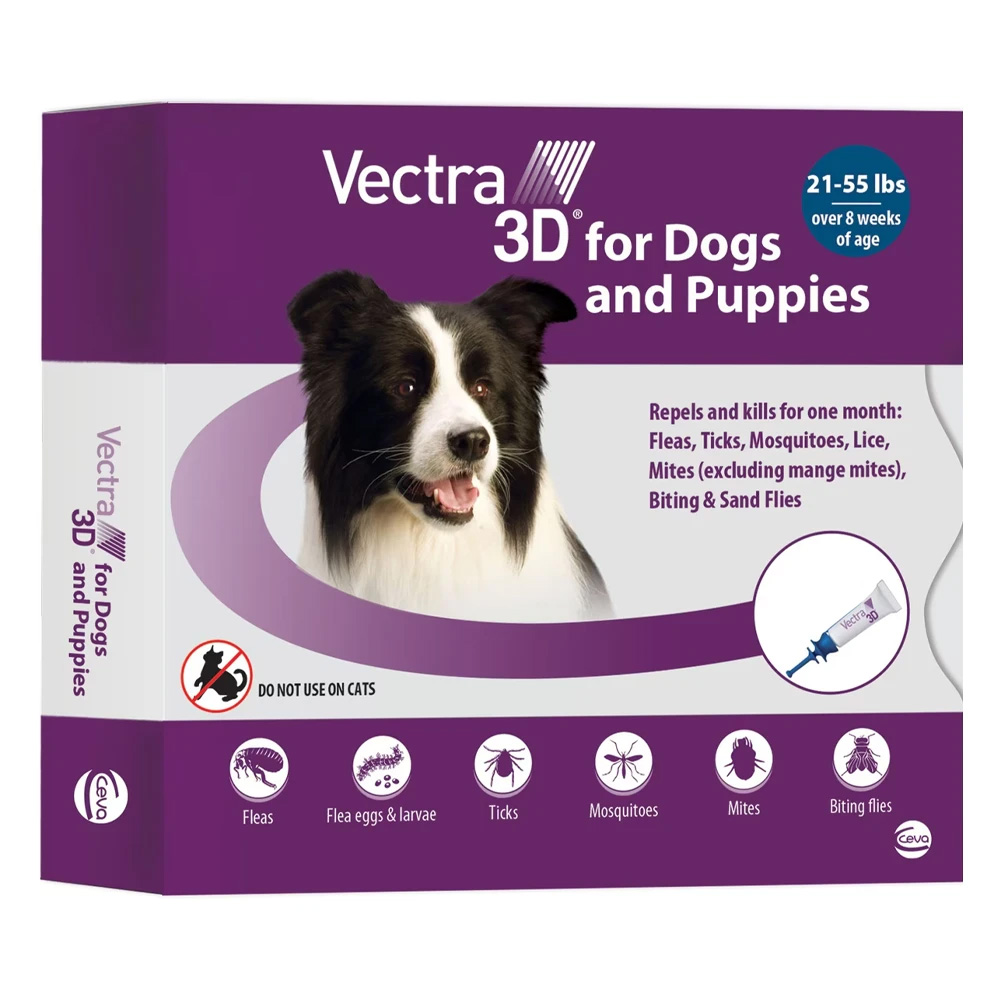 Buy Vectra 3D For Medium Dogs 22-55lbs Online