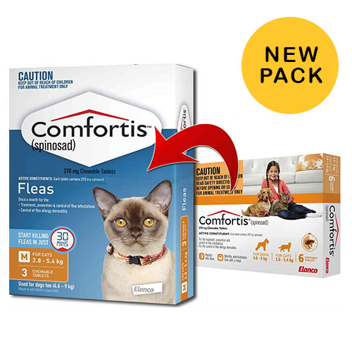 Comfortis For Cats : Buy Comfortis Flea Control For Cat Online